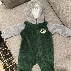Baby Green Bay Packers Footie - 3/6 month